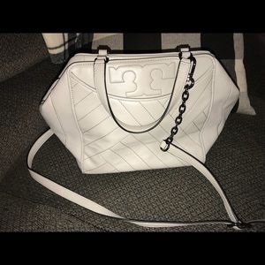 Tory Burch Light Gray Shoulder Bag